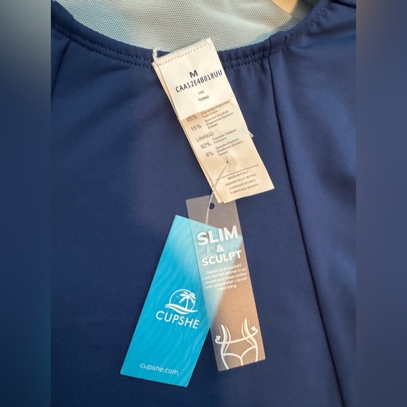 Cupshe Women Underwire Slim & Sculpt One Piece Swimsuit - Picture 6 of 8